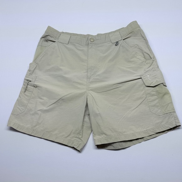 Reel Legends Other - Reel Legends Performance Fishing Cargo Shorts Mens 38 Tan Quick Dry Outdoor